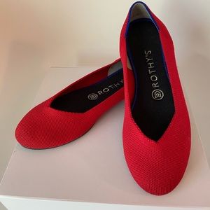 Rothy’s red flats 7.5